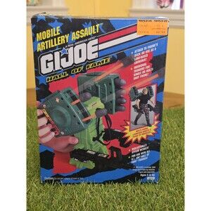 Vtg G.I. Joe Hall Of Fame Mobile Artillery Assault 12" Figure New TRU Sticker